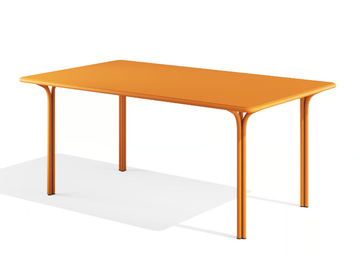 JOS - Rectangular powder coated steel table by BABEL D - view 2